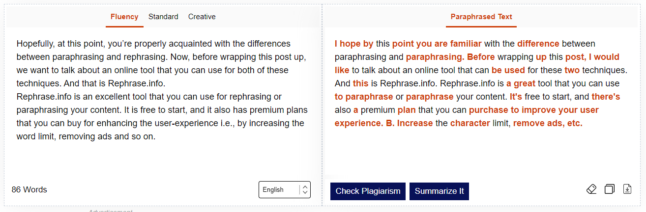 fluency mode